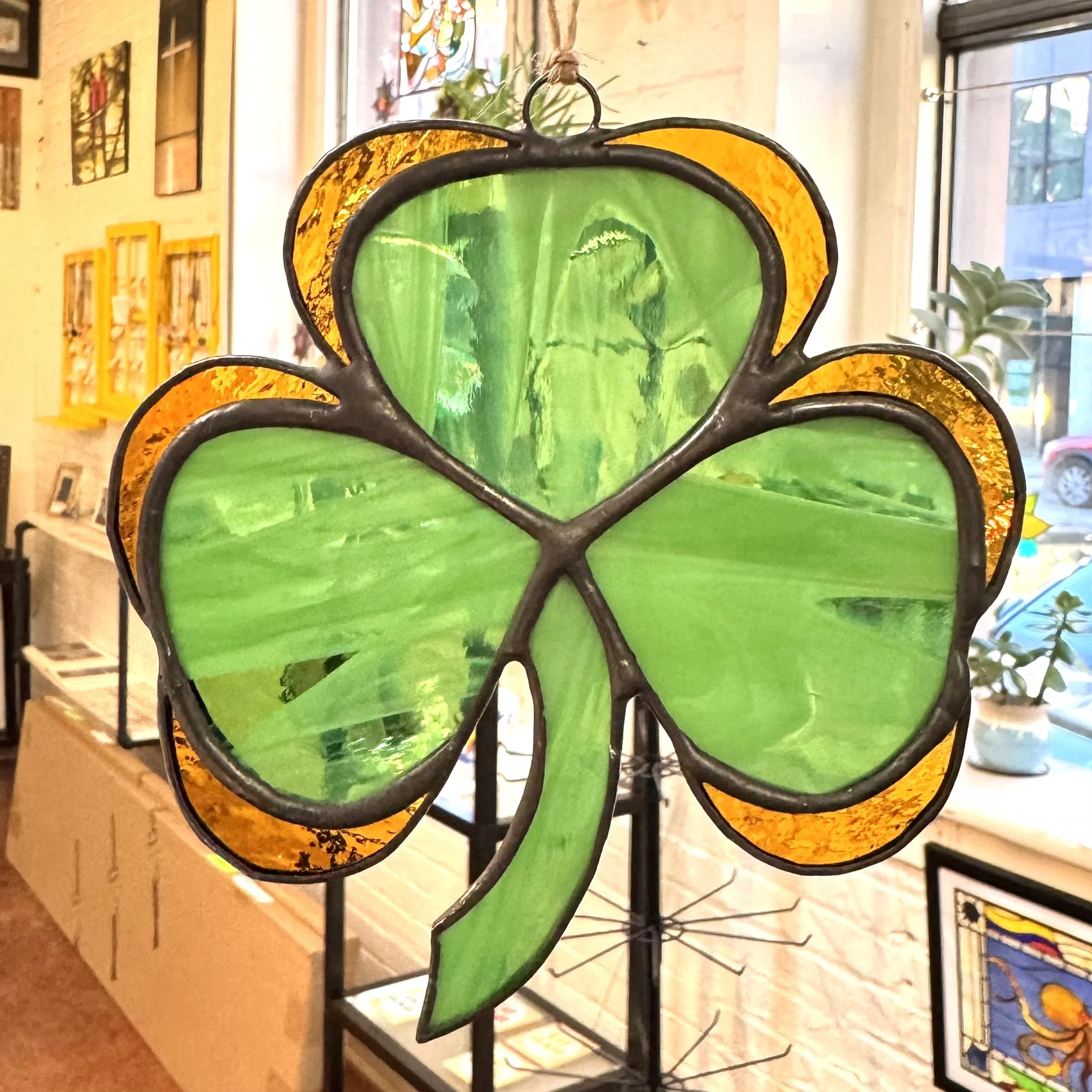 Shamrock Suncatcher Workshop