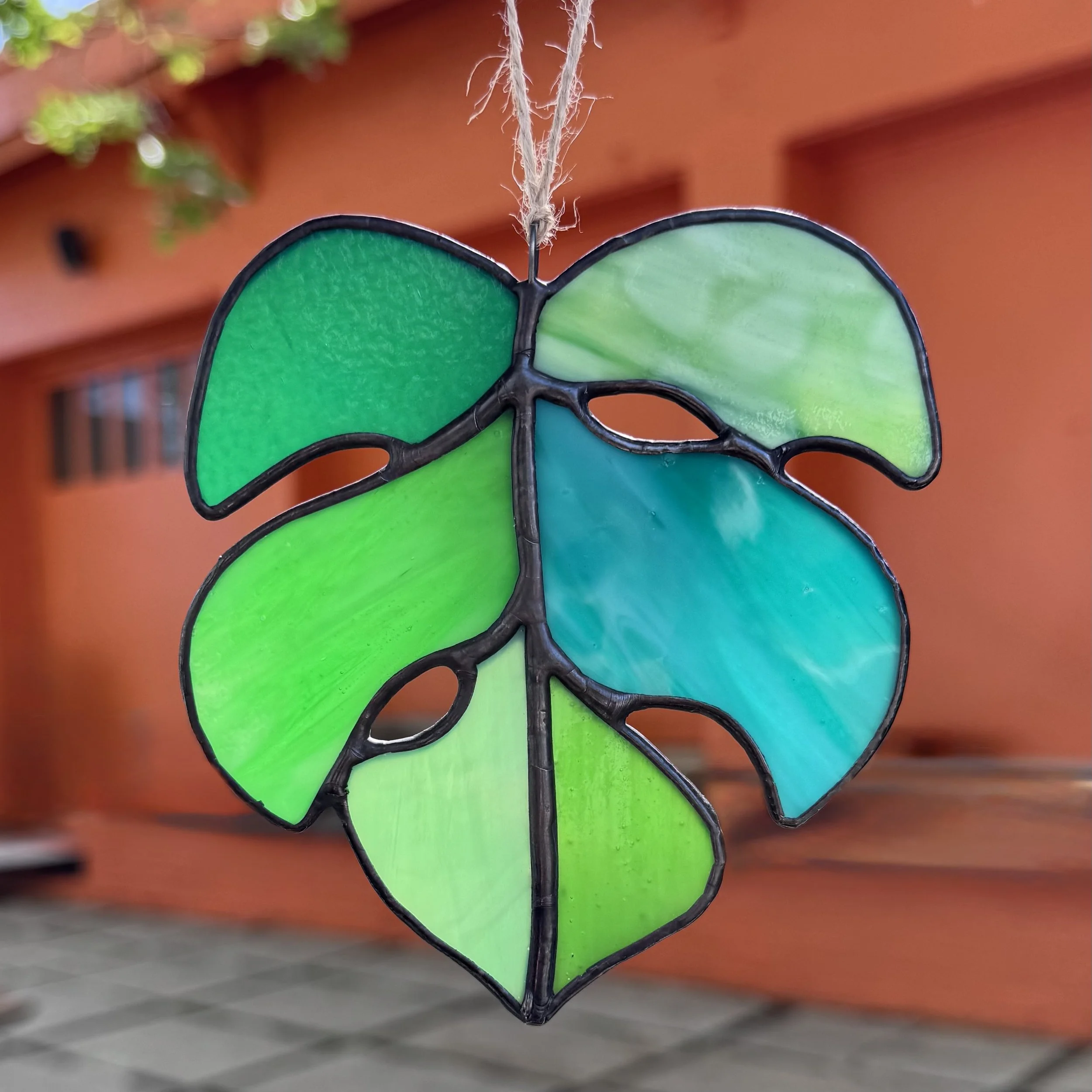 Monstera Leaf Suncatcher