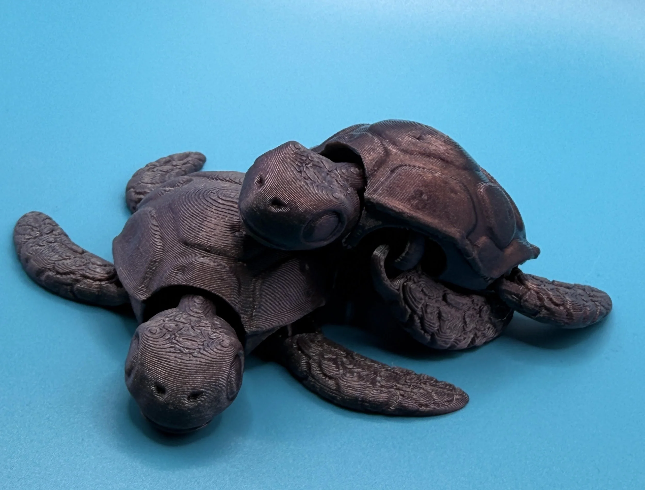 #44 dark turtle articulated