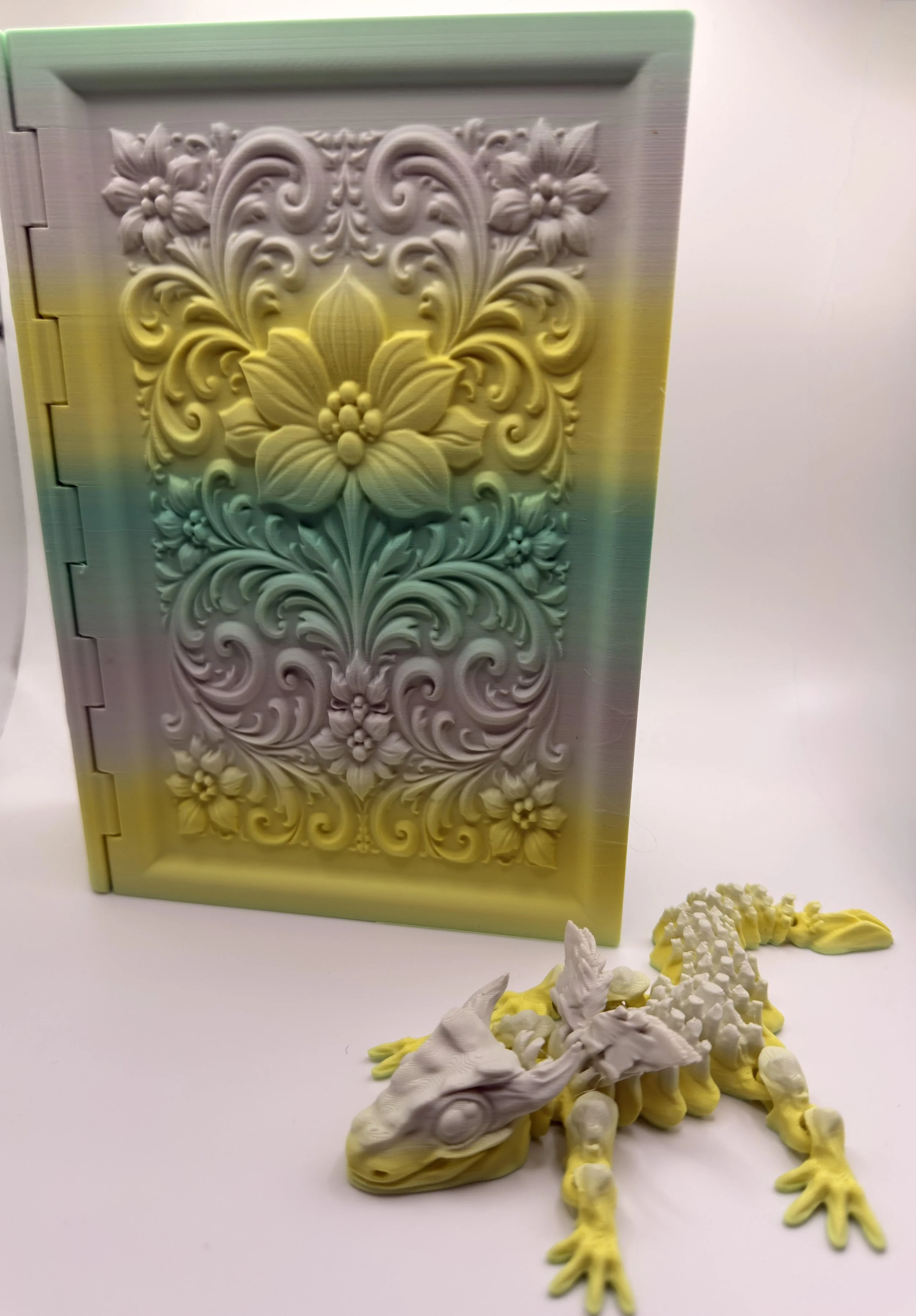 #57 Flower Book, #58 Winged Dragon