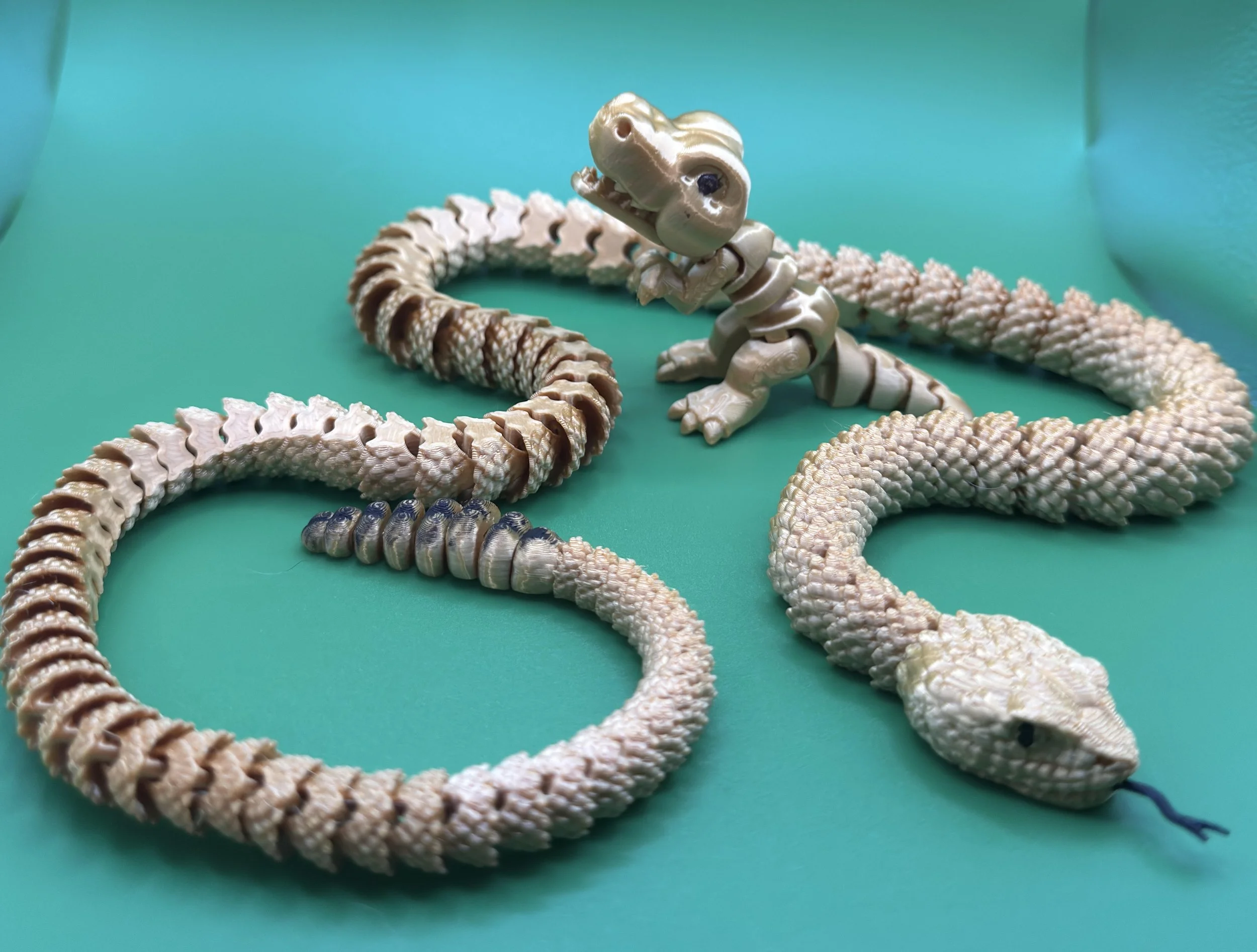 #36 snake tan, #37 sm dino