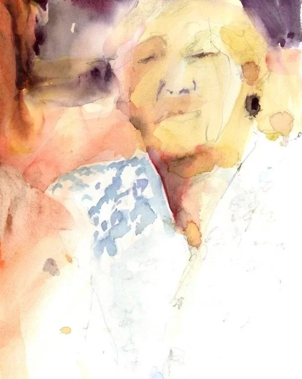 Gran, Watercolor, 8.75" by 11"