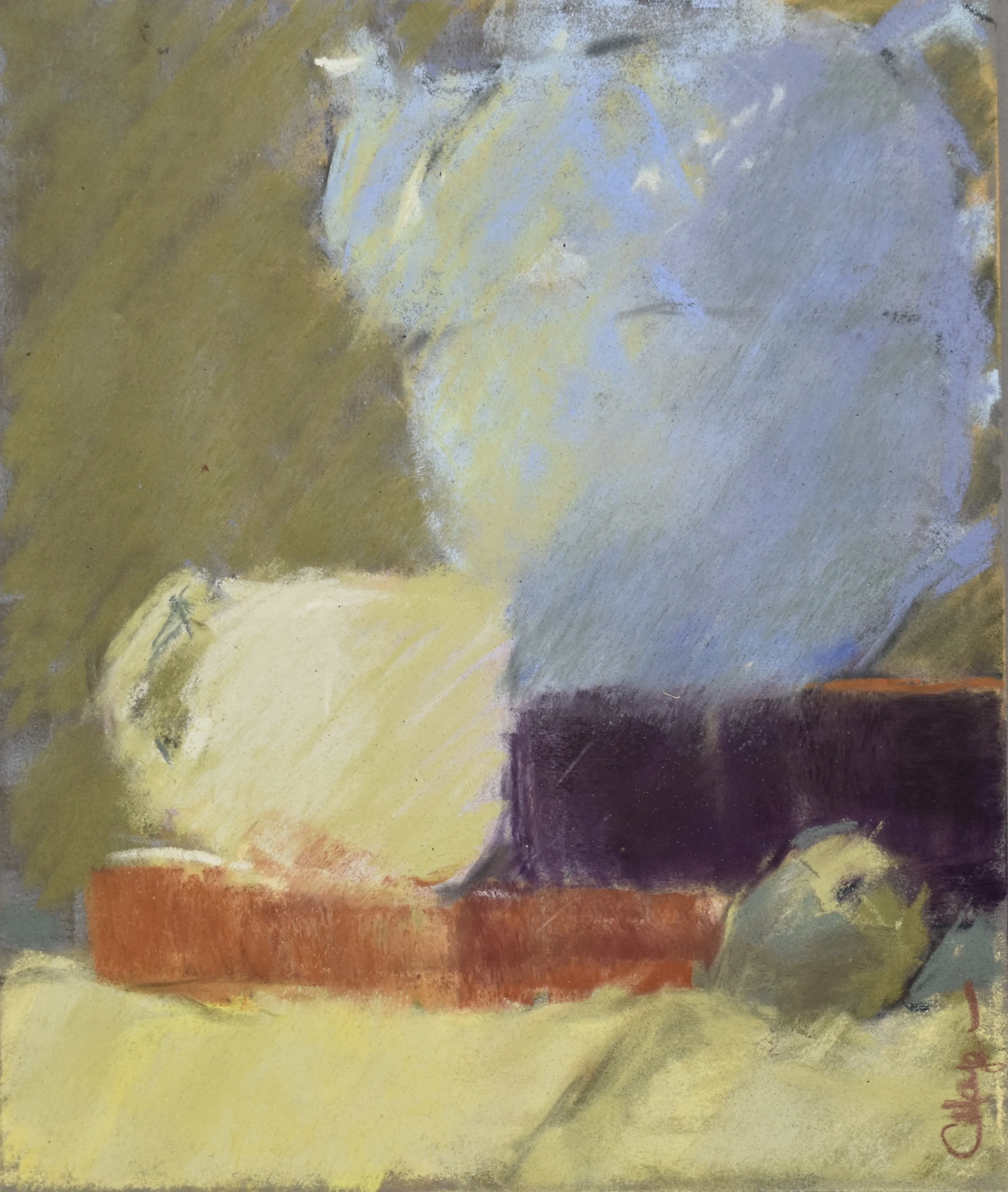 Teapot, Pastel, 8" by 7"