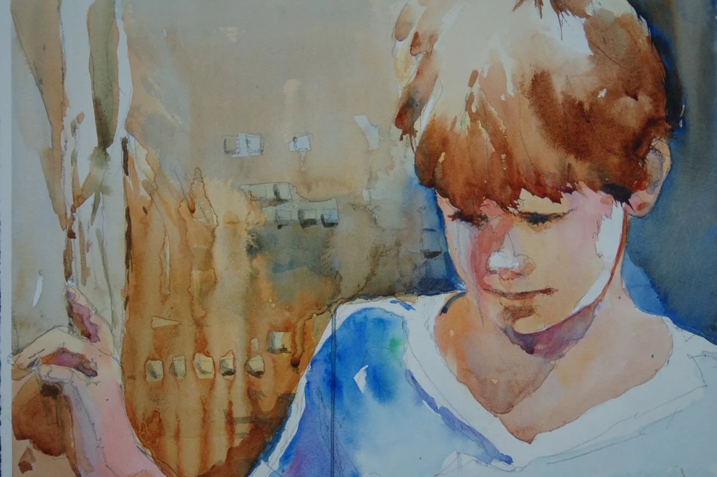 Paul, Watercolor, 11" by 15"