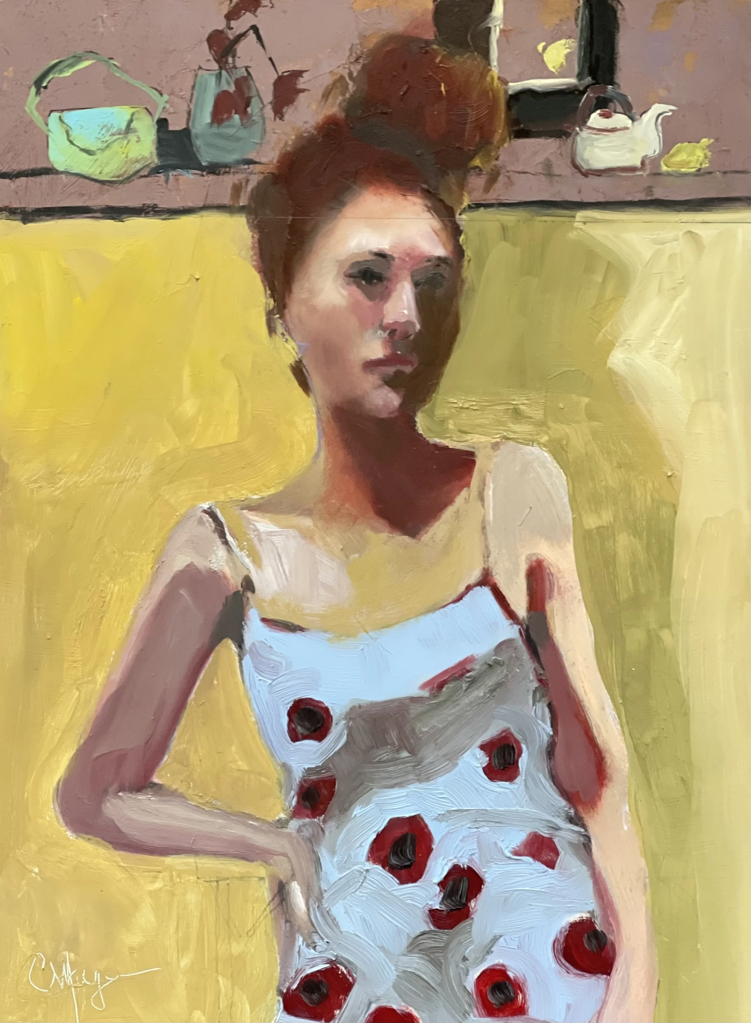 Practice, Oil, 12" by 16"