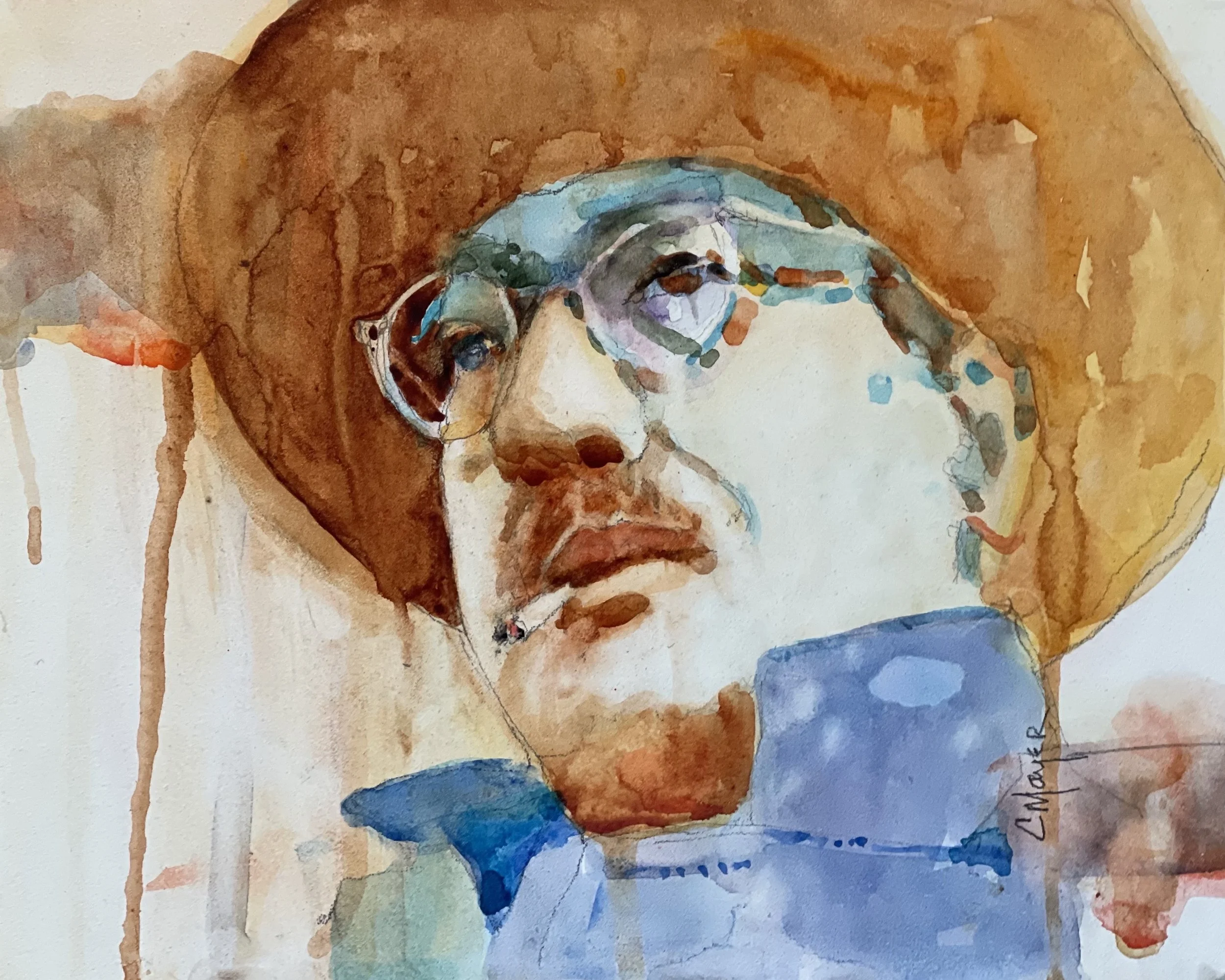 Rothko, Watercolor, 8" by 10"