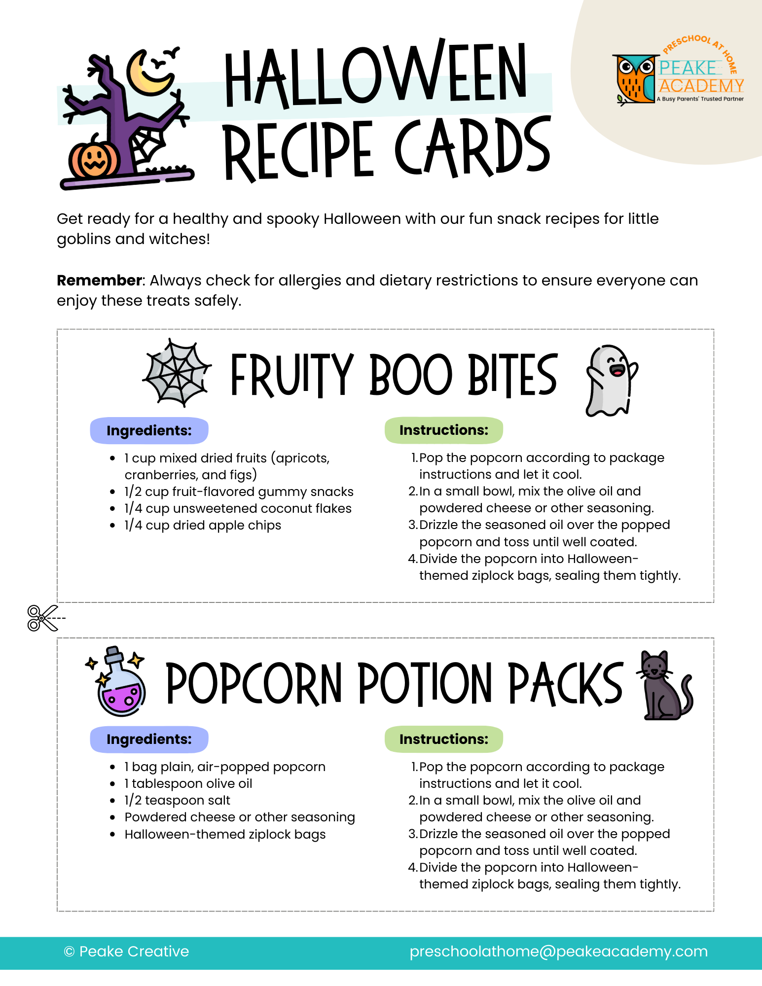 Halloween Recipe Cards_Peake Academy.png