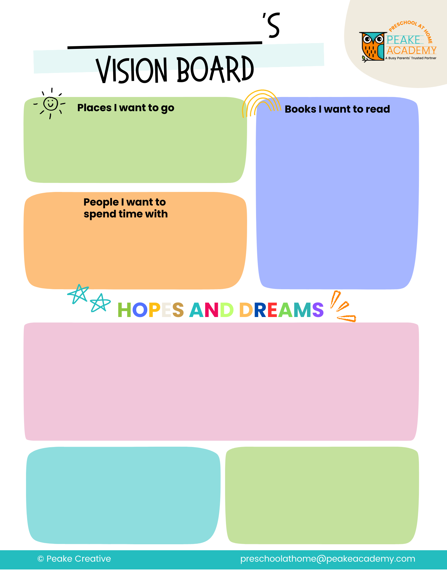 Goal Setting for Families: Creating Vision Boards Together — Play Boutique
