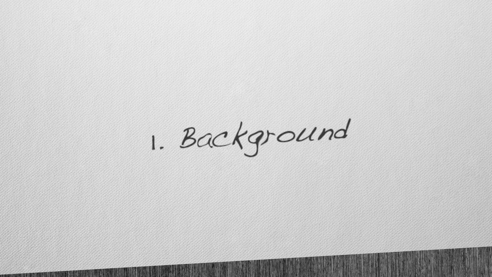 1. Background
