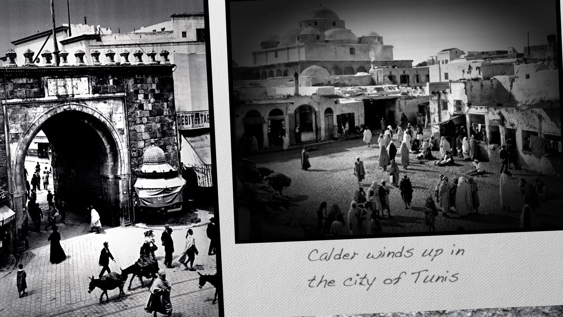 Calder winds up in the city of Tunis
