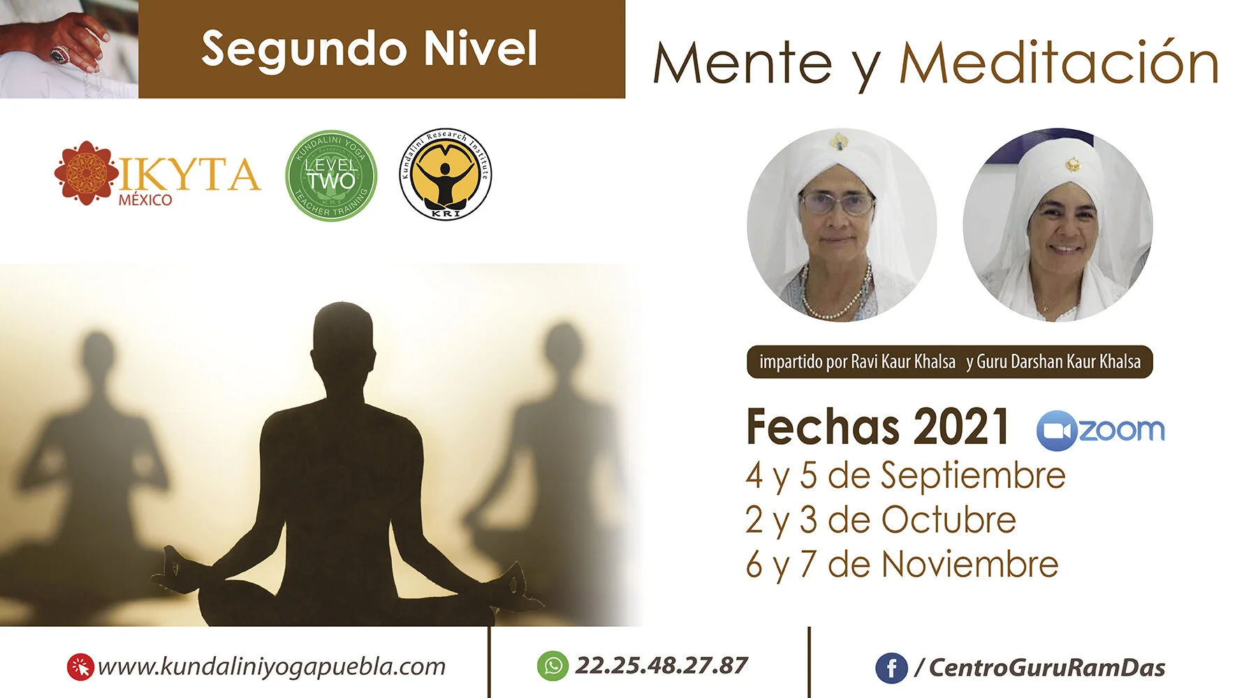 Formación para maestros de Kundalini Yoga Nivel 2 - Mente y meditación