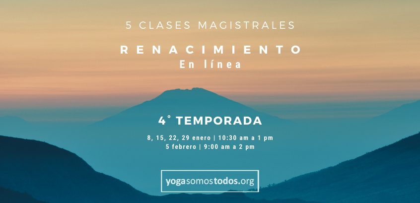 Renacimiento en línea 4ª temporada: 5 Clases magistrales