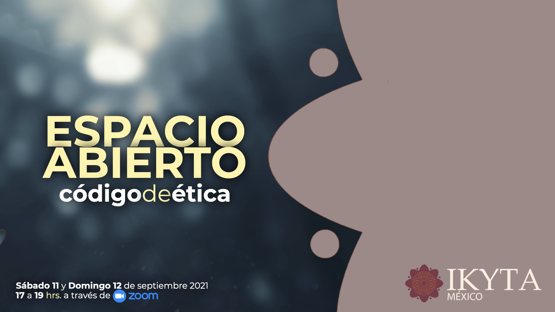 INVITACIÓN TECNOLOGÍA DE ESPACIO ABIERTO - CÓDIGO DE ÉTICA