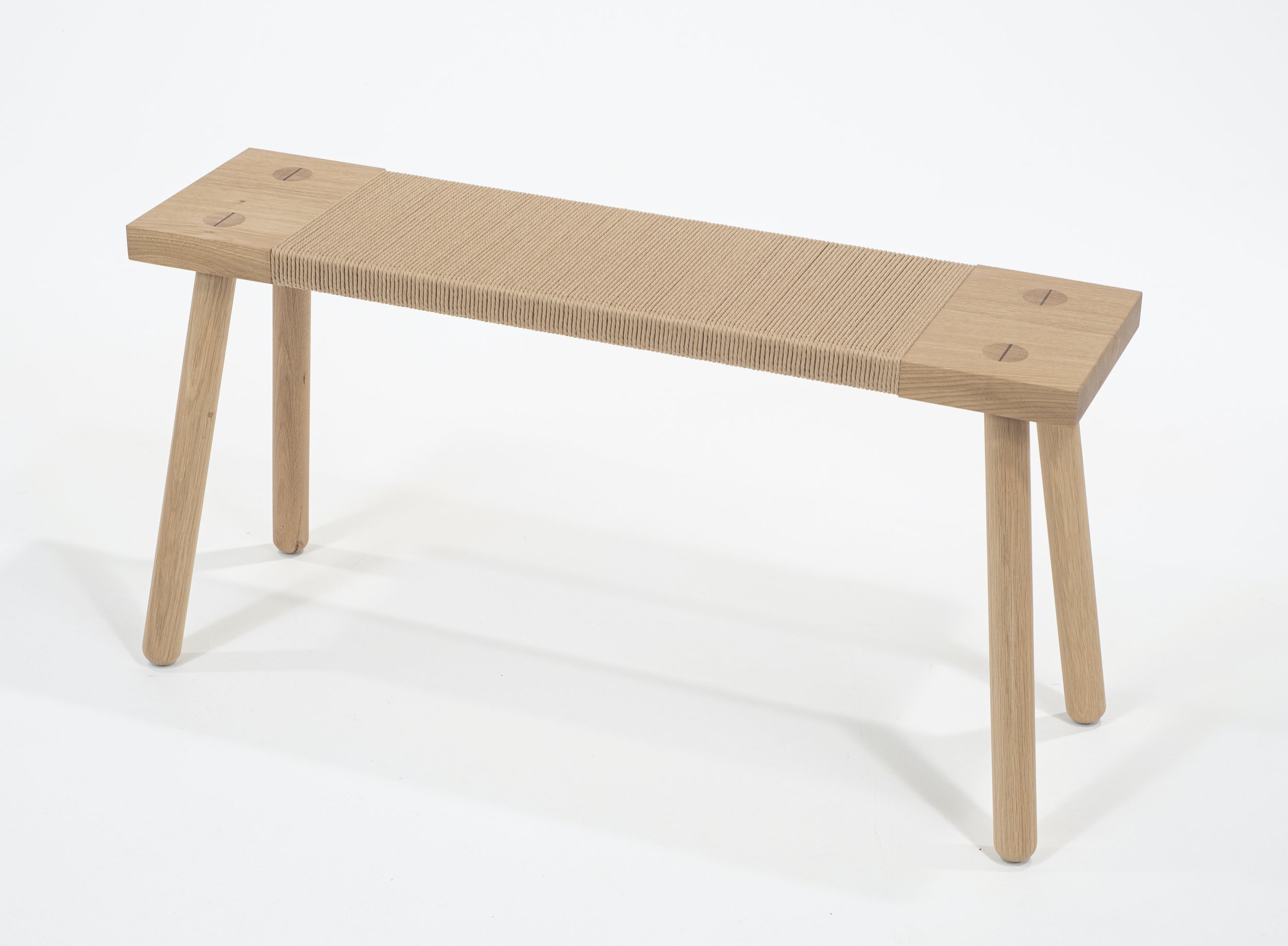 Oak and Danish Cord Bench 3.jpeg
