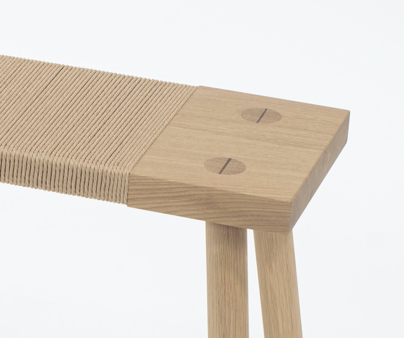 Oak and Danish Cord Bench 6.jpeg