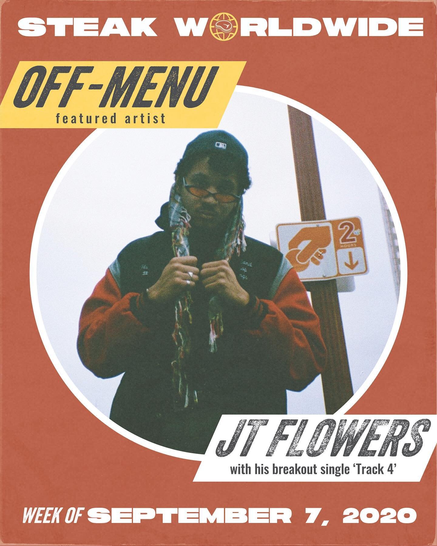 We're back with another Off Menu featured artist: JT Flowers 🙌 If you haven't listened to @jt.flowers single 'Track 4', you're missing out! Swipe to read his take on what the song is about- we'd love to hear how you guys interpret it 🔥☄️💥 Thanks J