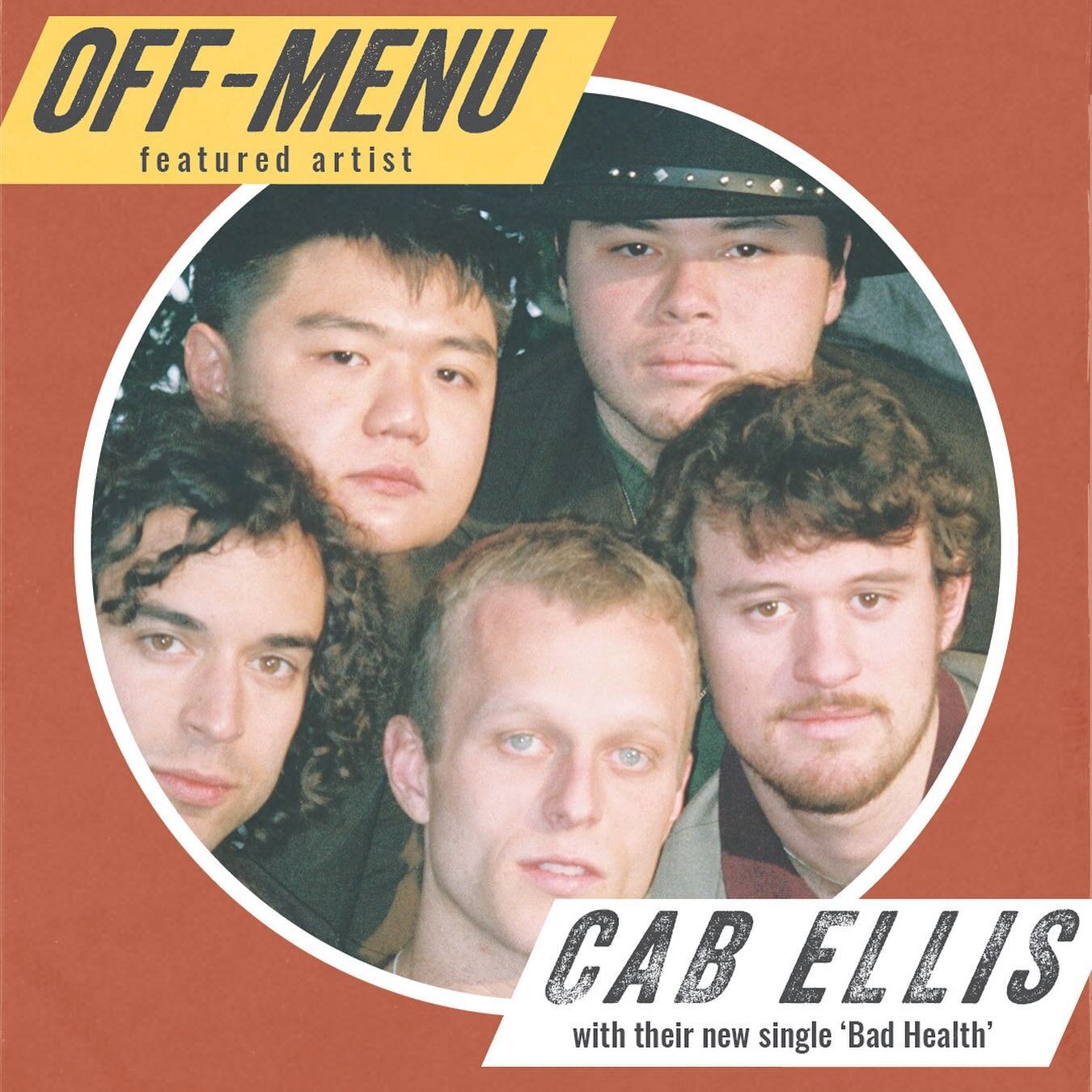This week's featured Off Menu is @cabellisband 🚨🔥 If you haven't already listened to their single 'Bad Health,' check out yesterday's IGTV for a good vibe. Make sure to swipe to read more about the inspiration/meaning behind the song and then go ba