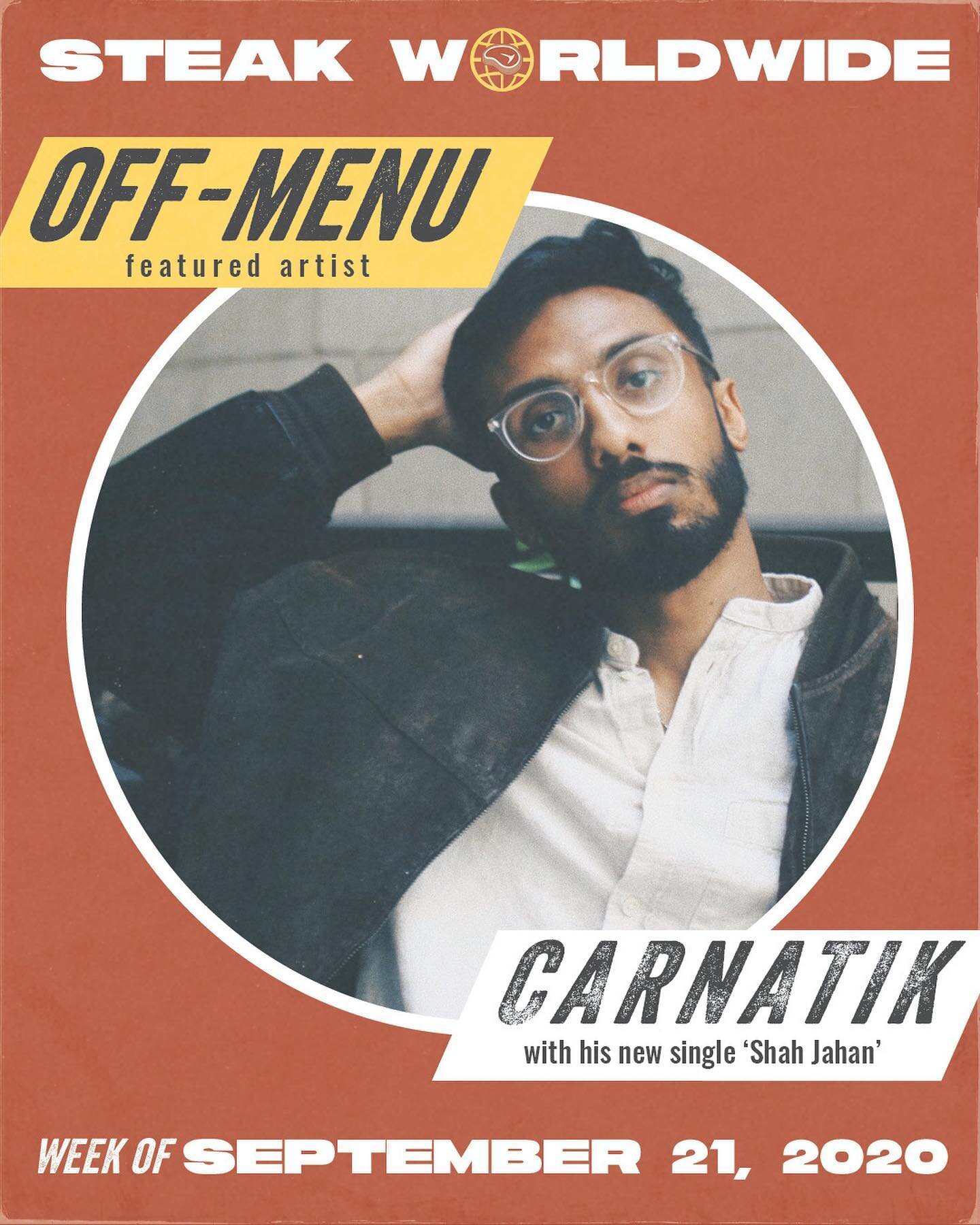 Shedding light on where @carnatik_ got his inspiration for his new single &quot;Shah Jahan&quot; with this week's Off Menu feature. Have you listened yet? 🔥📈🚨🔊