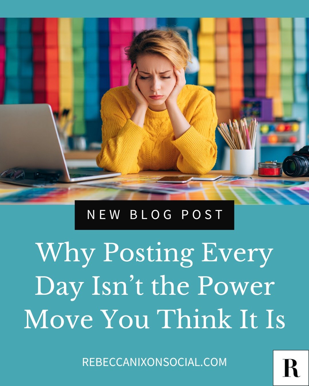 🚨 Social Media Truth Bomb 🚨
Yes, you can be doing TOO MUCH on social! 😳

If you&rsquo;re posting just to &ldquo;check the box,&rdquo; jumping on every single platform, or repurposing without thinking about the audience&hellip; you might be spinnin