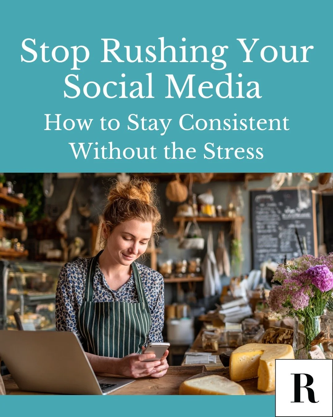 ⏰ Tired of rushing your social media posts at the last minute?
You&rsquo;re not alone &mdash; so many business owners struggle to stay consistent. The problem is, rushing leads to random content that doesn&rsquo;t connect with your audience.

✨ In my