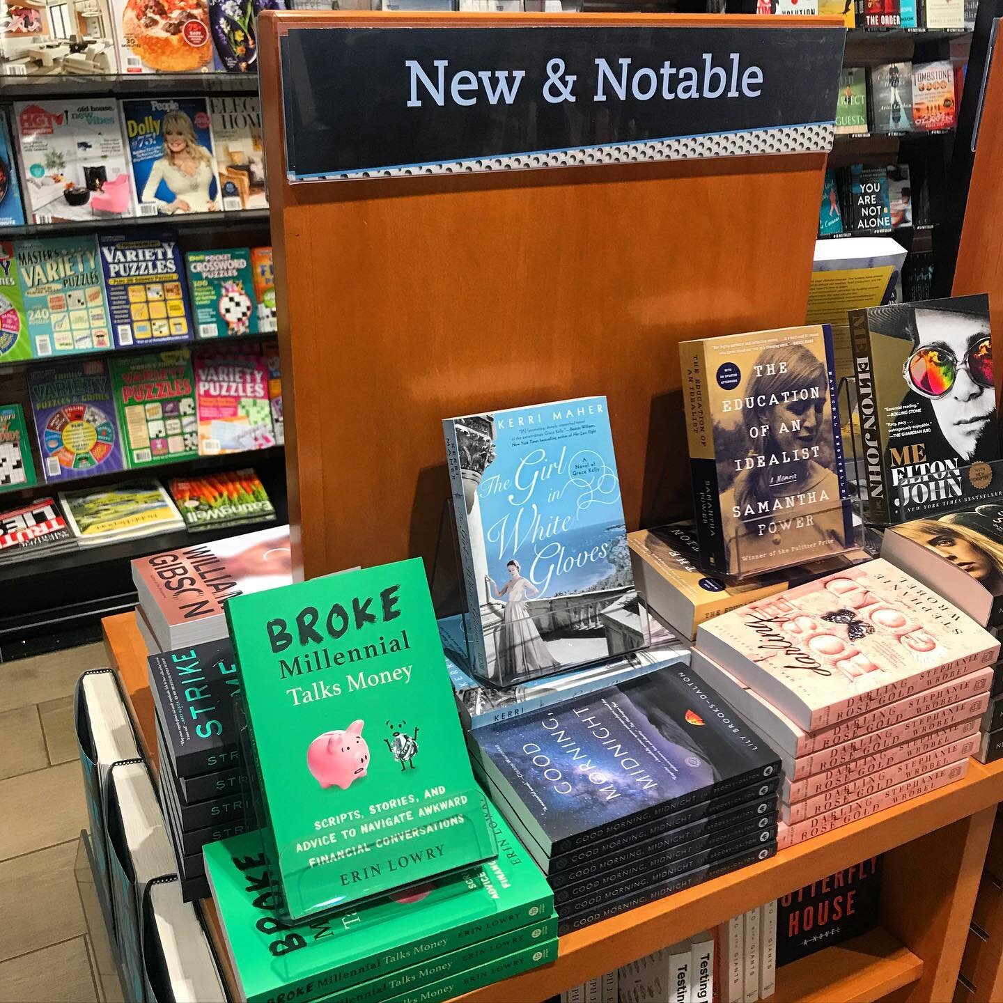 Broke Millennial Talks Money is at airports! ✈️ I still haven&rsquo;t gotten a chance to see this book on shelves (this photo was sent to me), but damn this really makes me miss flying even more. #talkmoney #BrokeMillennial #travel