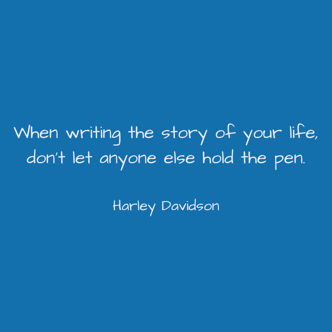 A reflection on penning our own life's story