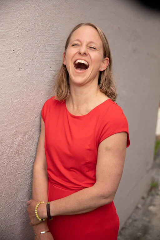 Woman laughing