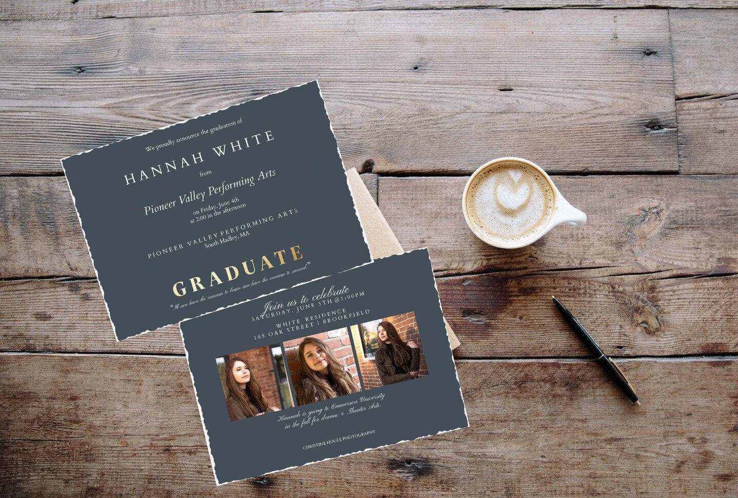 Announcement cards or invitations ⁠
⁠
You&rsquo;ve already had senior photos taken. Why not use this to make some announcement cards or graduation invitations. It is another opportunity to celebrate your Graduate. You can announce where they&rsquo;re