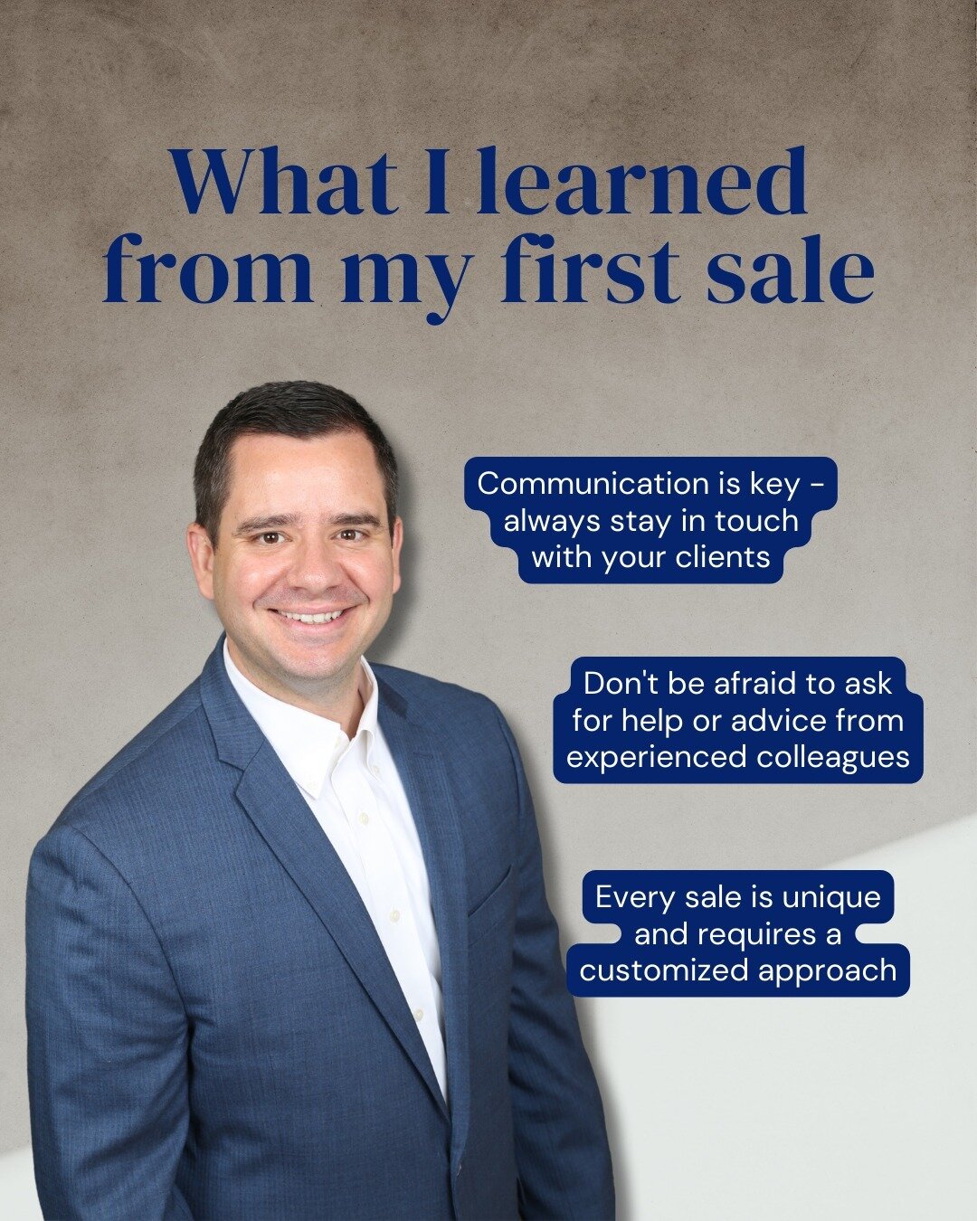 Have you ever made a big leap in your career, only to realize that the real thing is nothing like the training? ⁠
⁠
I definitely did with my first real estate sale. Here are 3 key lessons that experience taught me: ⁠
⁠
&bull; Lesson 1: Communication 