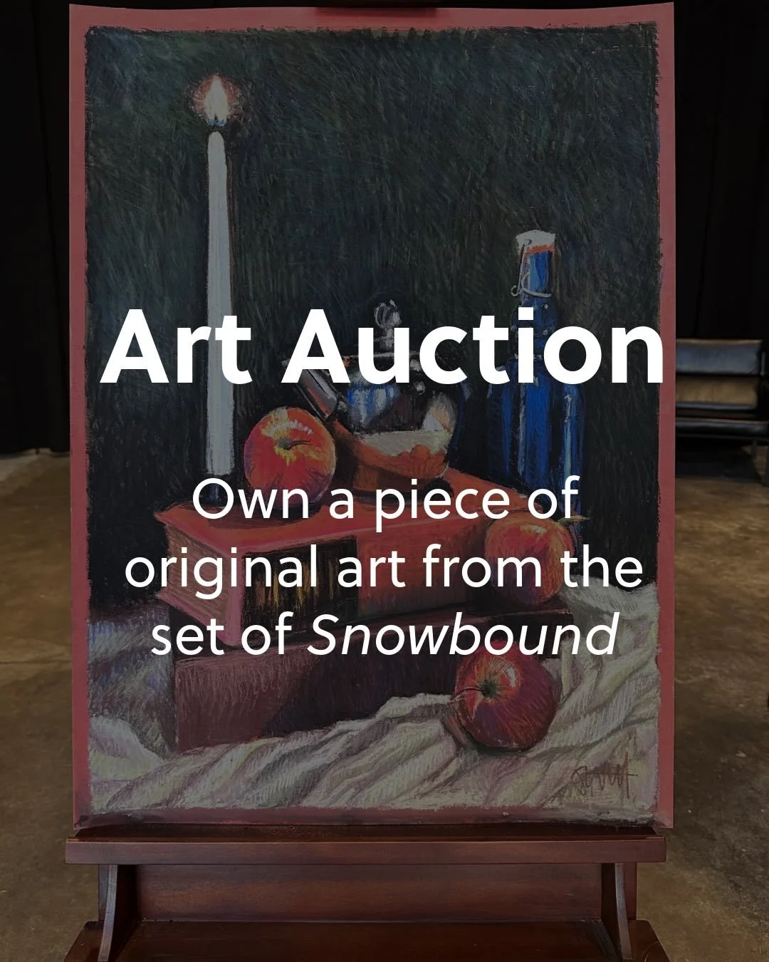 This original pastel painting by Phoebe West is being auctioned to support Silver Line Theatre Exchange as we face rising operating costs. Your bid directly fuels the work that happens on our stage, in our classrooms, and for our community. Thank you