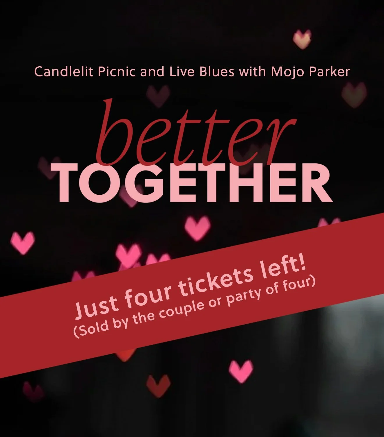 If cozying up with a picnic basket of cheese and cured meats by candlelight and dancing to blues by Mojo Parker Trio sounds like a fun valentine's night to you ... you better grab your ticket! silverlinetheatre.org/valentines for all the details 💕