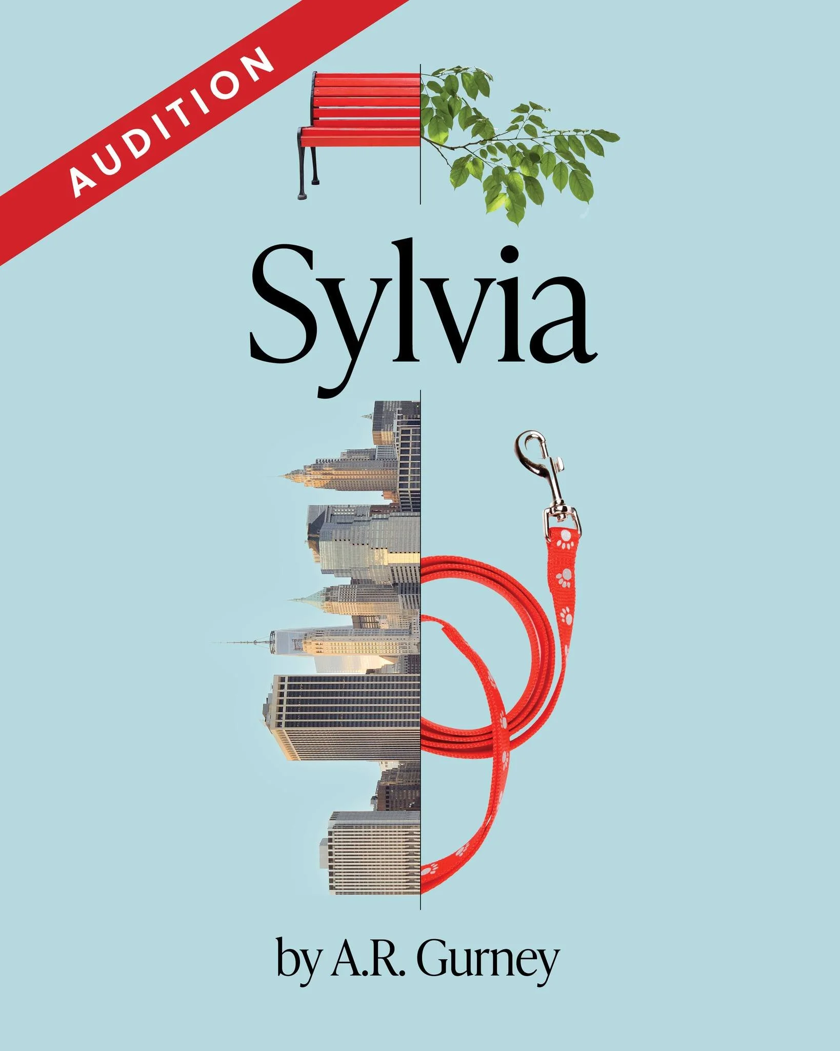 AUDITIONS for our professional summer show, SYLVIA by A.R. Gurney are on April 12 at 1 p.m. or April 14 at 7 p.m.
🐾 Open to professional non-union actors
🐶 Roles for two women, one man, one any gender
🐕 Audition will consist of reading sides. Mono