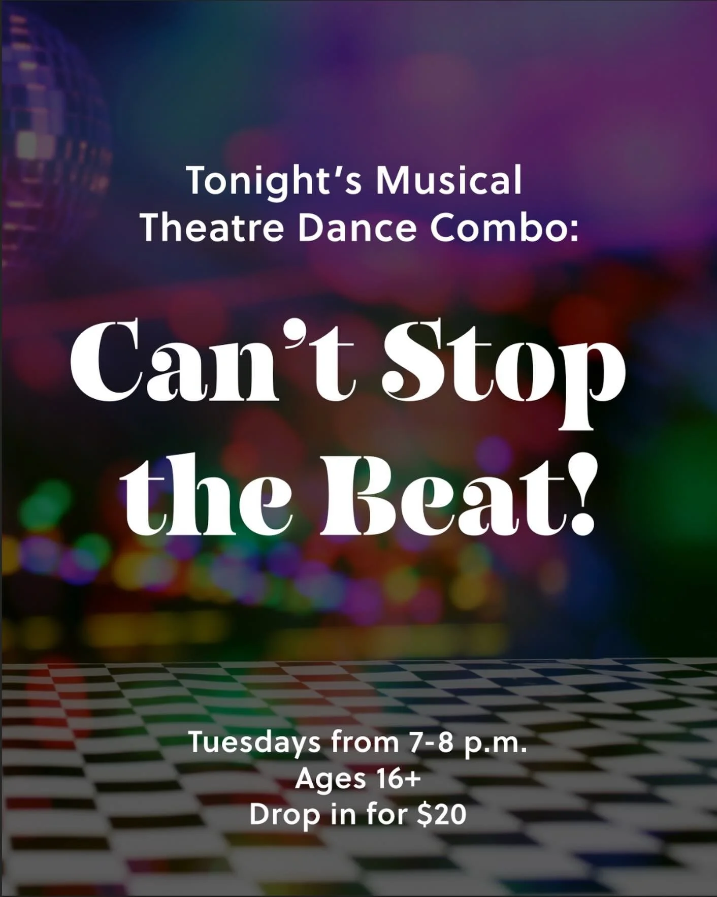 Join Erin in the studio tonight for a new high energy combo! Drop in or buy a punch card and be part of our amazing creative community.