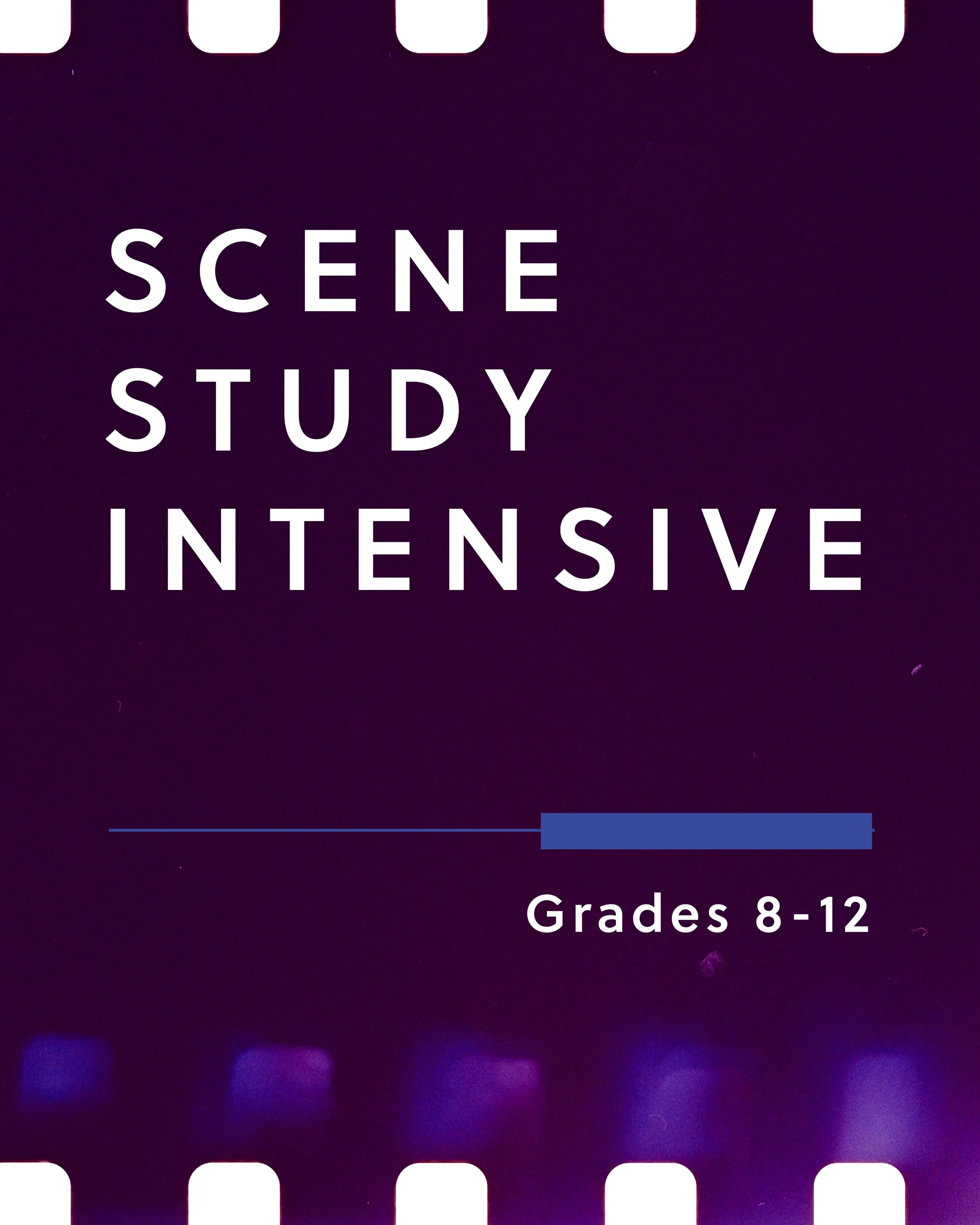 Scene Study Intensive | June 1-5