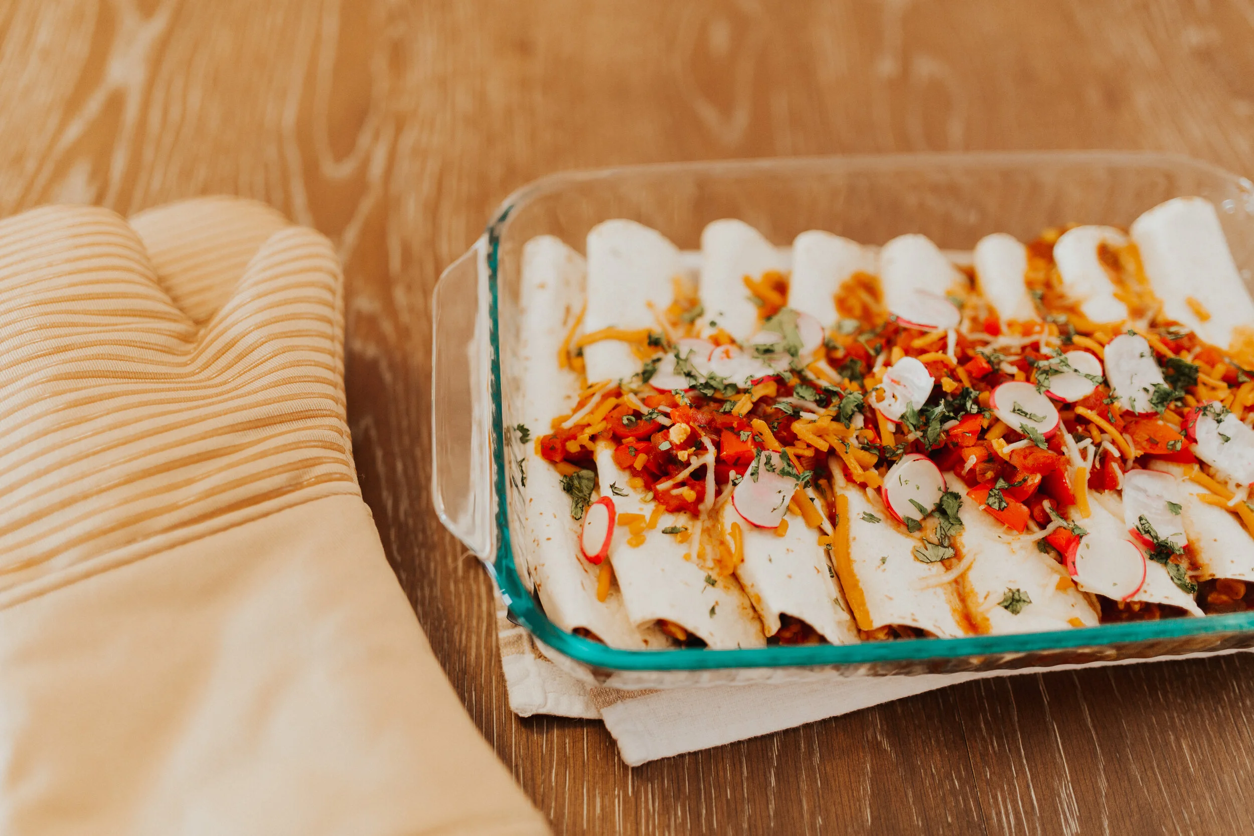Vegan Tempeh Enchiladas — homemadebyhannah