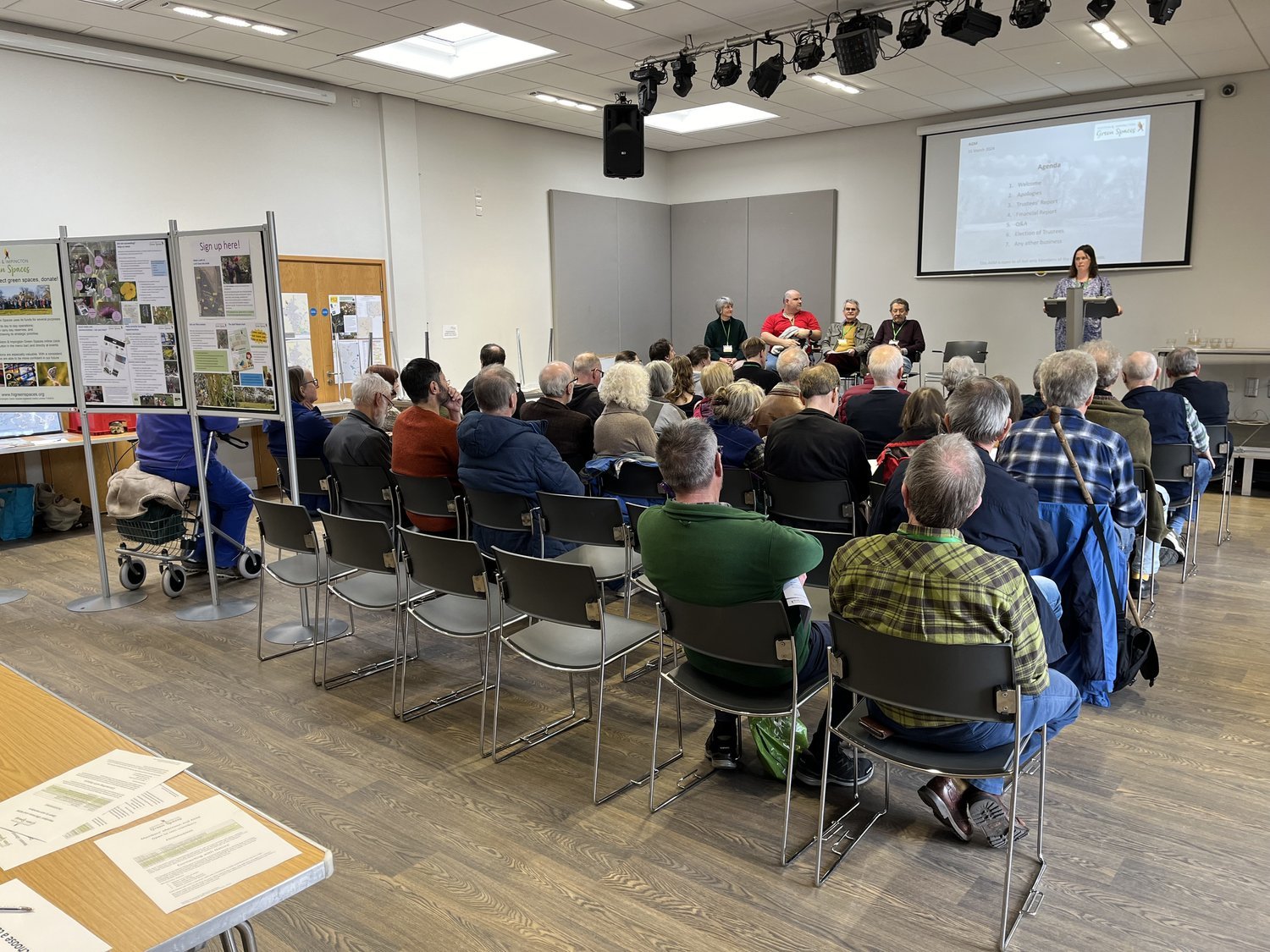 Katherine Holliday leads the AGM