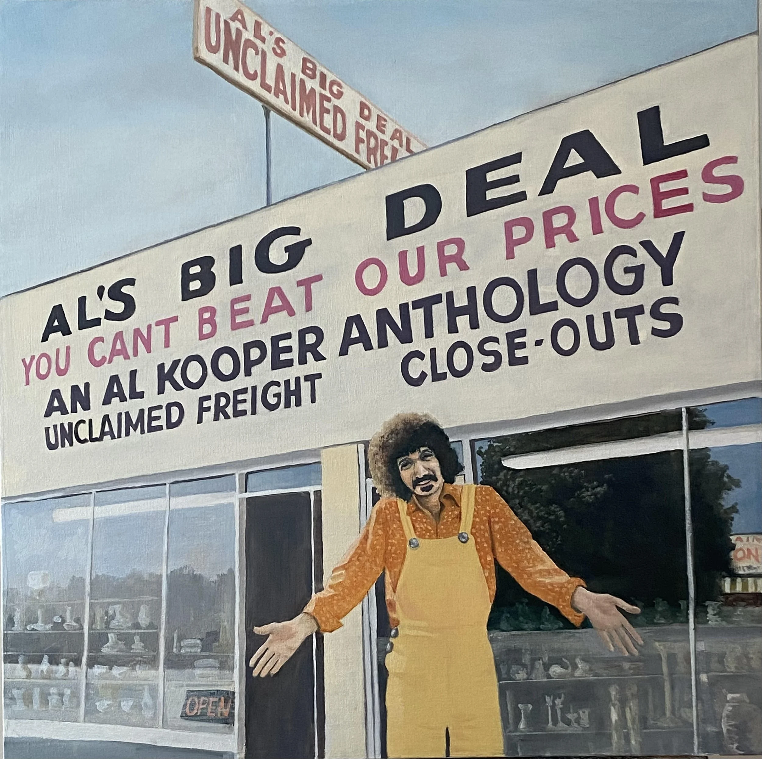 Al Kooper album cover.  Going back a few years.  oil on canvas or board, maybe 24x24