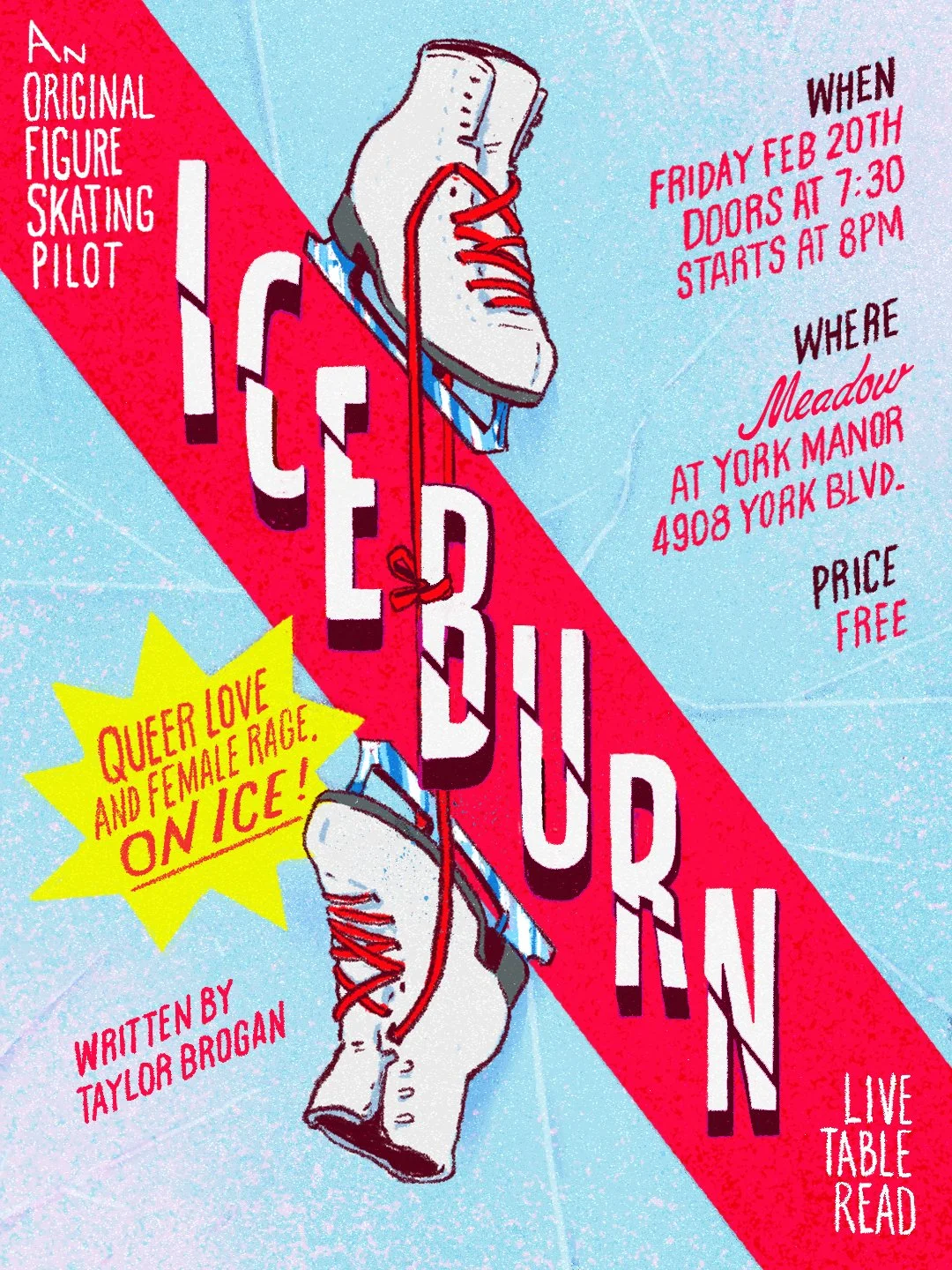Iceburn Script - Live Table Read Poster