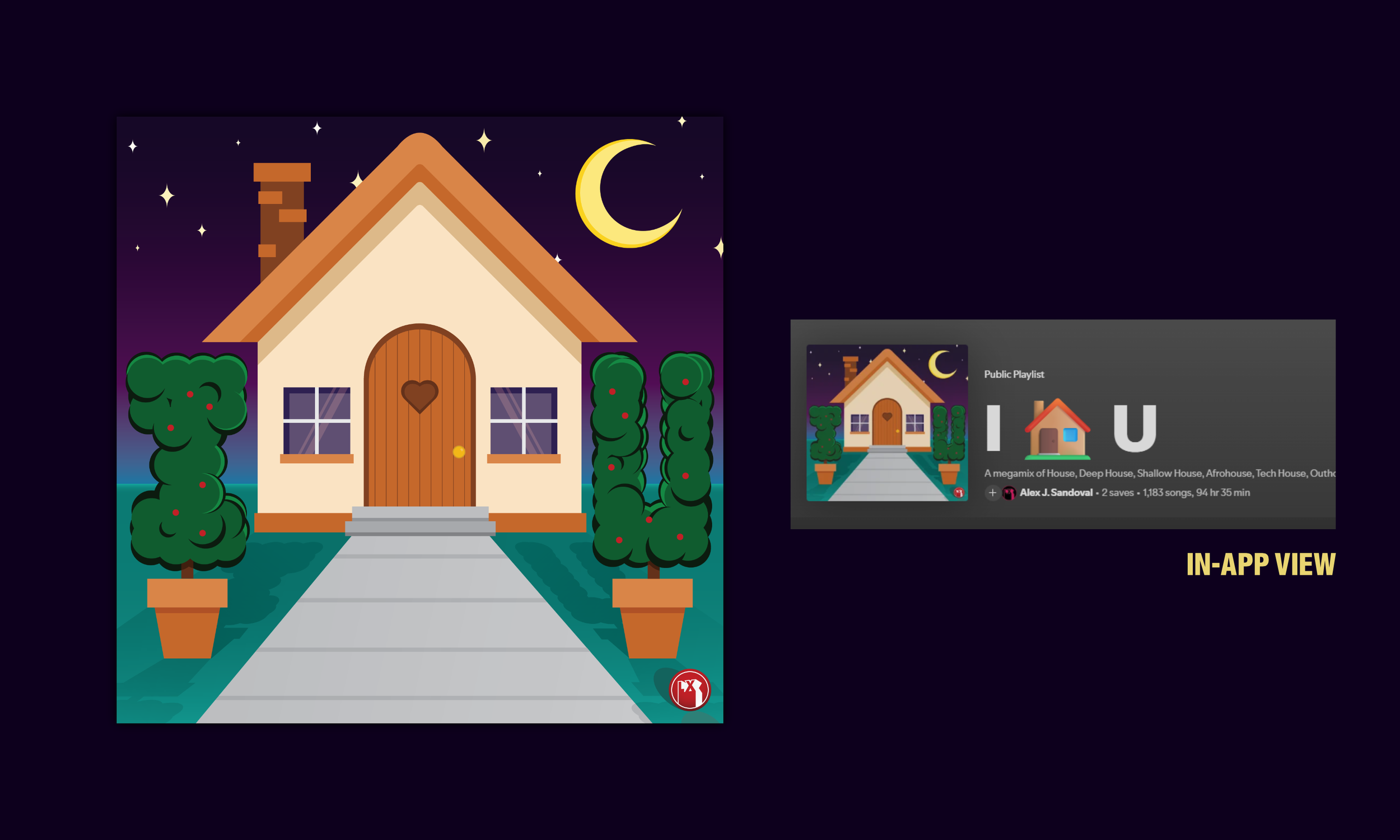 I (House) U - Faux Album Art / Illustration