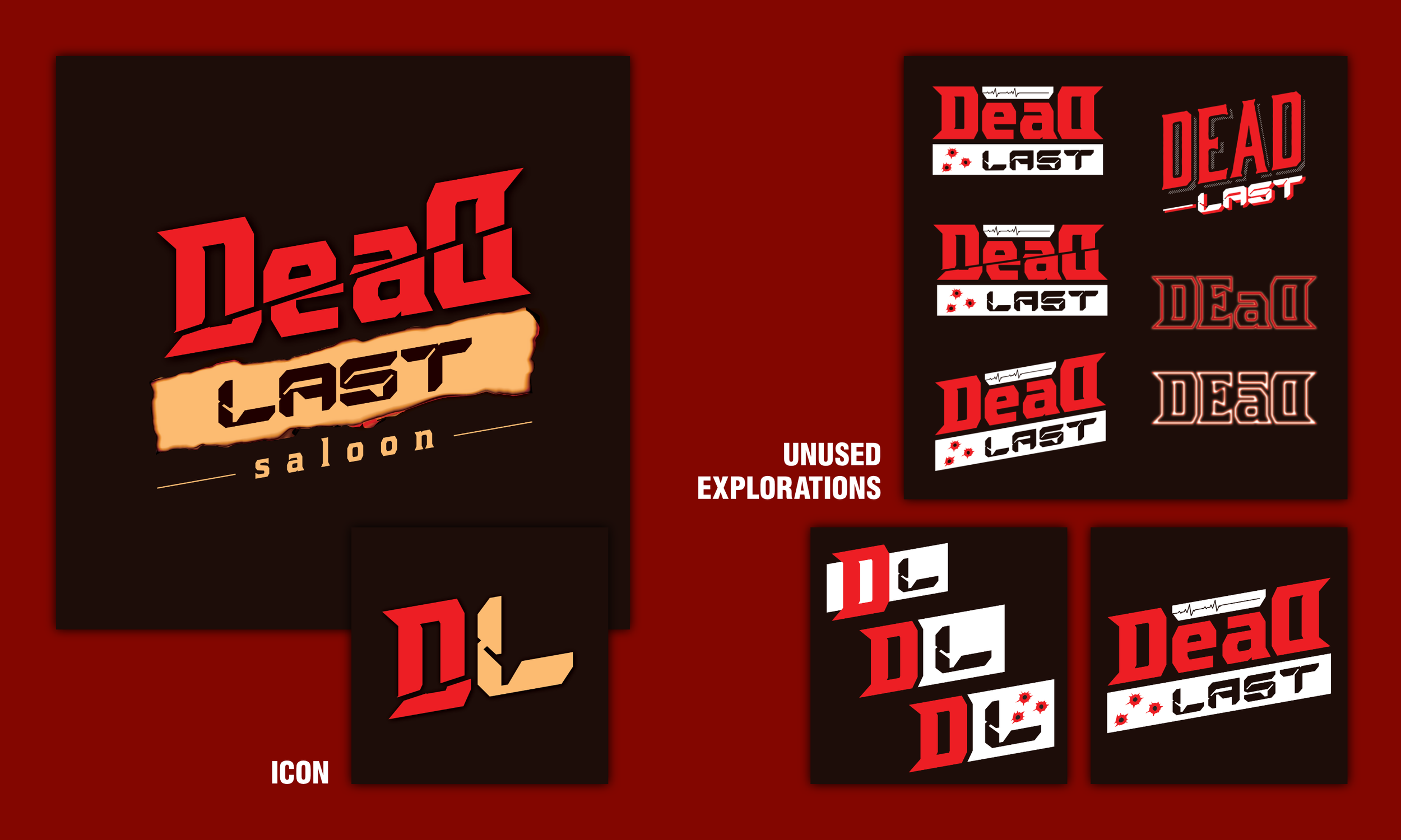 Dead Last Saloon - Logo Design