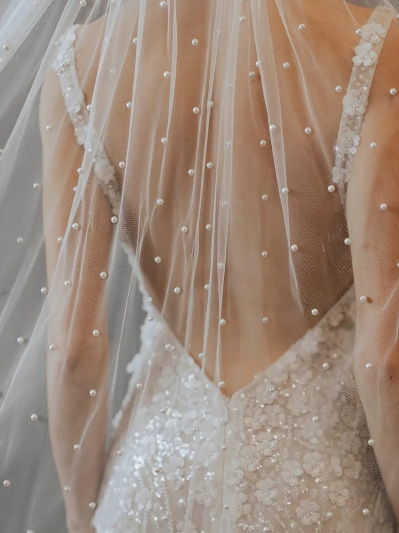 Untamed Petals White Tulle Veil Day Dream Veil – Untamed Petals main image 3