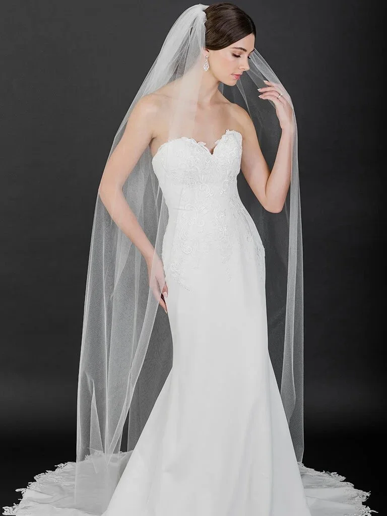 Veil:  Bel Aire Bridal style V7549C