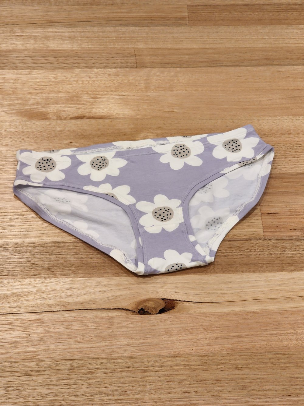 Australian Womens Organic Cotton Underwear Daisies Hand Made in Melbourne -  Hipsters - Plus Size — by Audrey & Grace