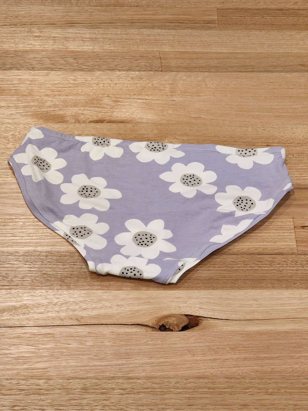 Australian Womens Organic Cotton Underwear Daisies Hand Made in Melbourne -  Hipsters - Plus Size — by Audrey & Grace