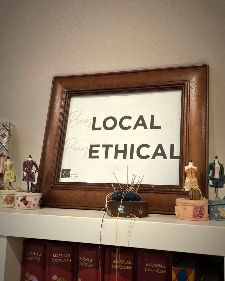 By Audrey and Grace is proudly accredited by @ethicalclothingaustralia 
Working towards creating a safer working environment for all and bringing to light the realities of the garment industry. 

#dontlooktheotherway #ethicalclothingaustralia #suppor