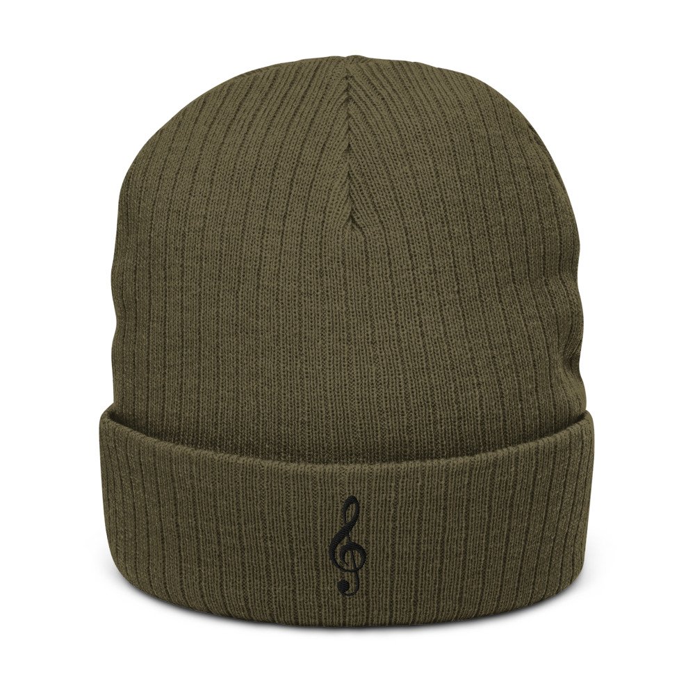 recycled-cuffed-beanie-olive-front-6197171b8820f.jpg