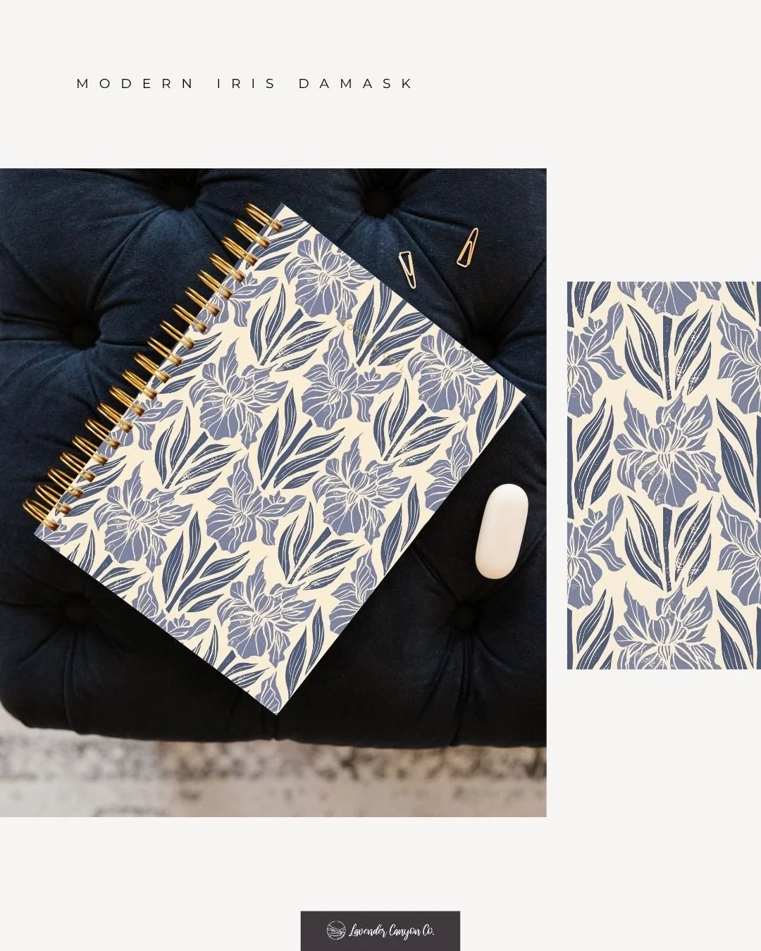 My submission for @golden.coil #GCxLIMITED25 &mdash; Modern Iris Damask.  A study in simplicity, movement, and quiet beauty.
I admire how Golden Coil&rsquo;s products blend beauty and purpose &mdash; thoughtful, timeless pieces made to be lived with.