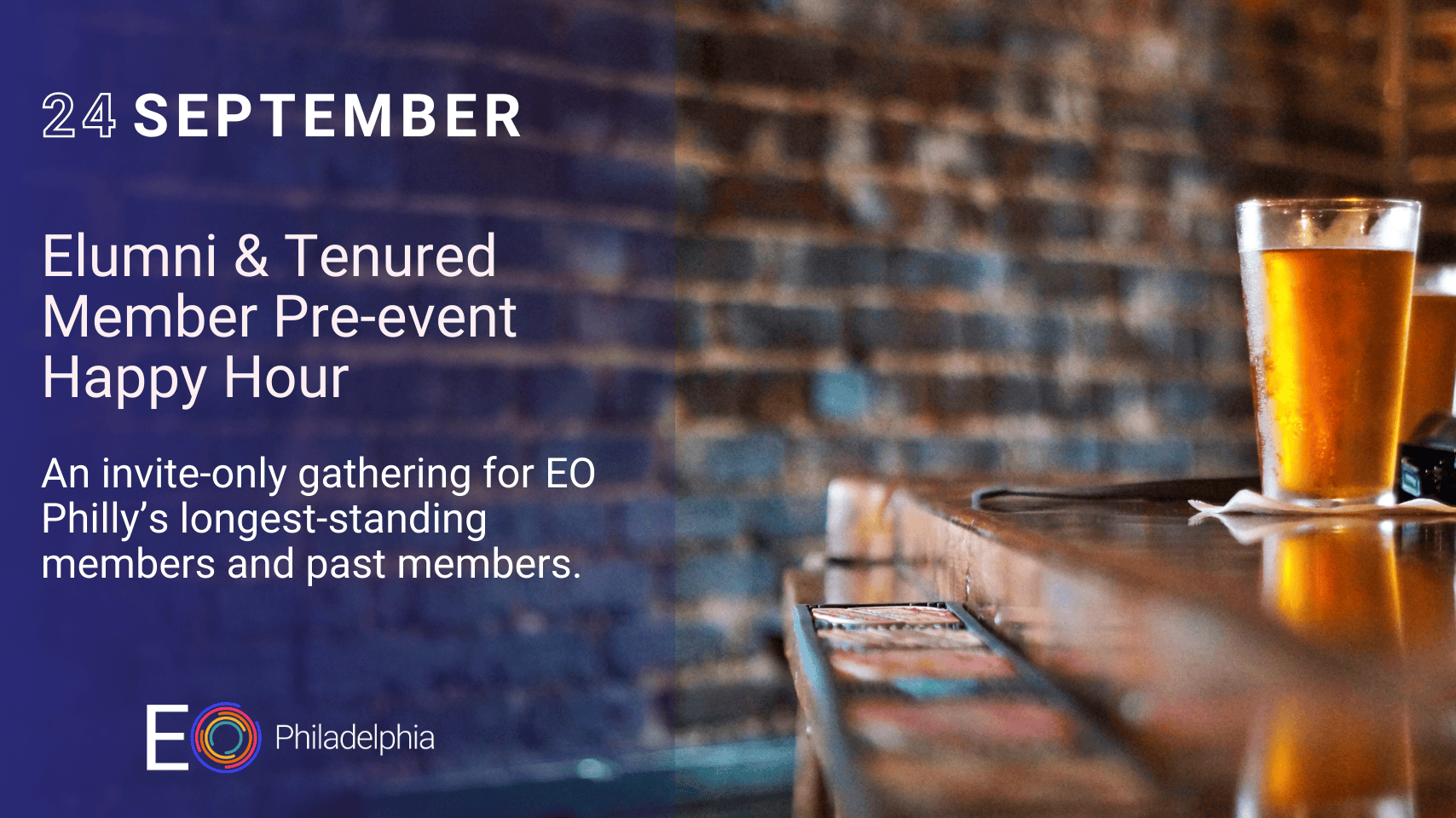 Elumni & Tenured Member Pre-event Happy Hour