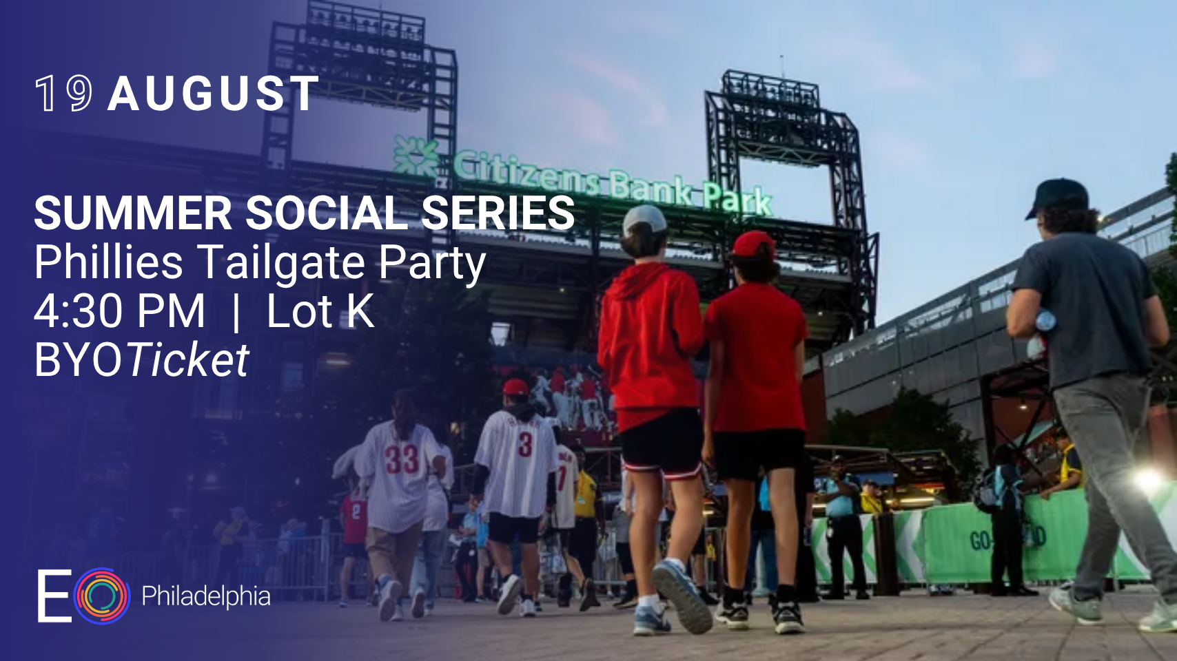 SUMMER SOCIAL SERIES: Phillies Tailgate (pre-game)