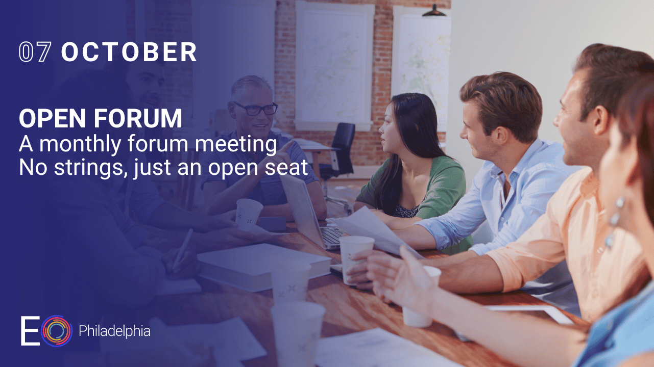 Open Forum: October